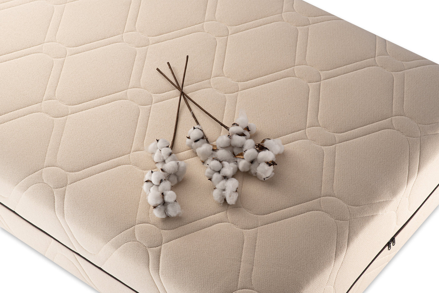 The Woolland Organic cotton and wool mattress cover US size