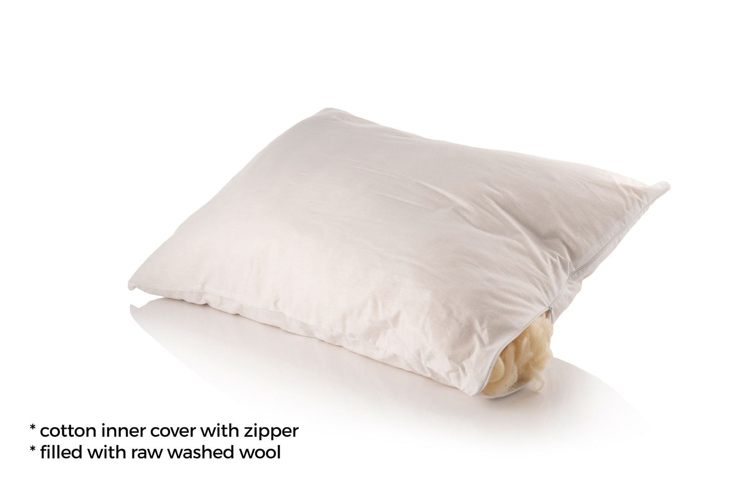 Two Sided Hemp and Merino Wool Pillow