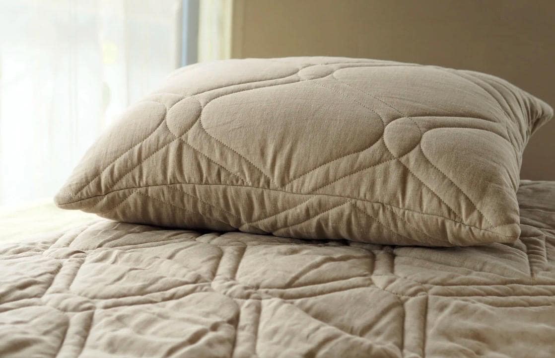 natural linen pillow