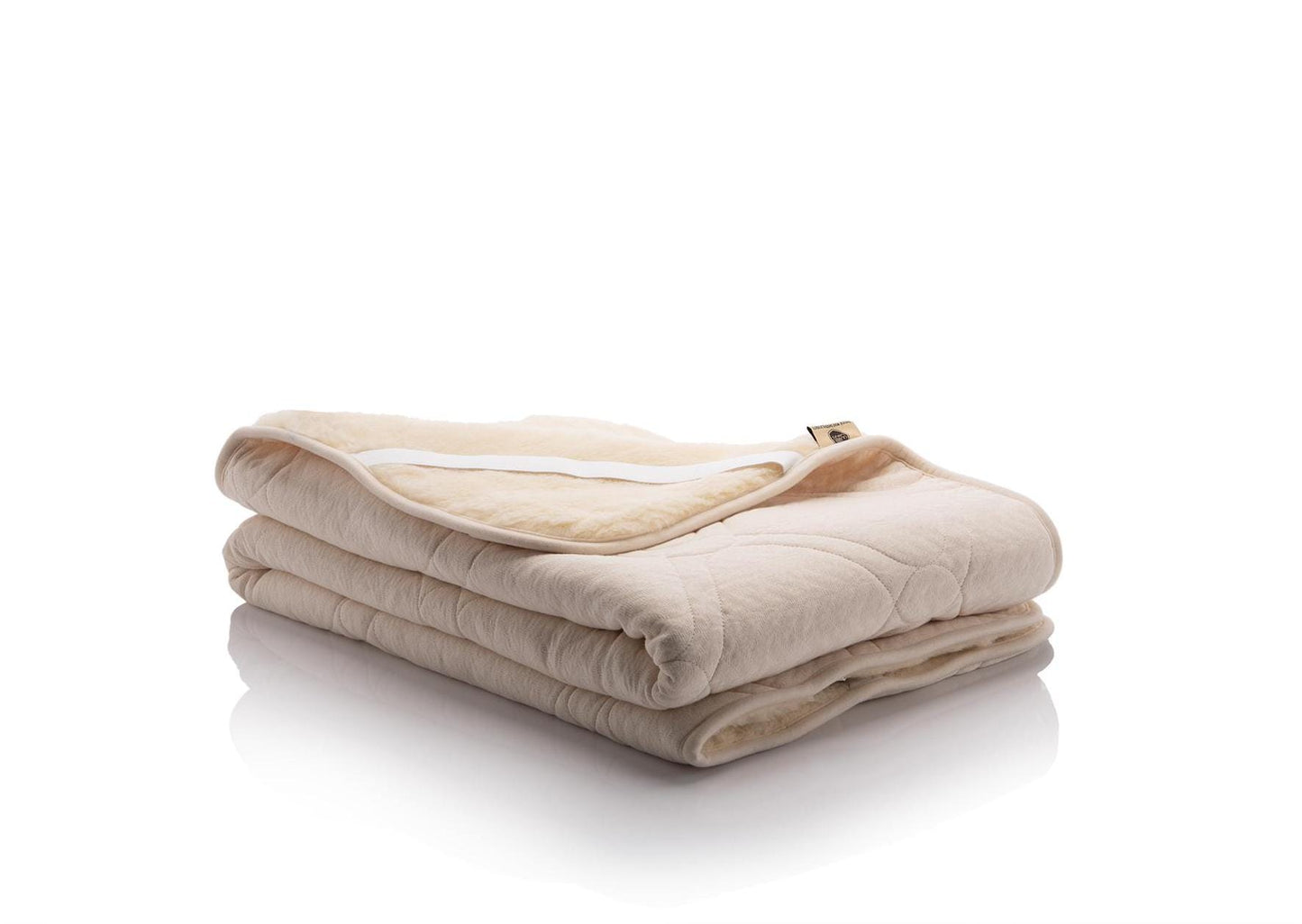 2 sides hemp and merino wool mattress pad, topper, protector