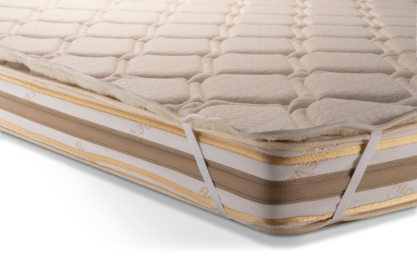 Reversible All Season Wool and Hemp Mattress Topper, US SIZE