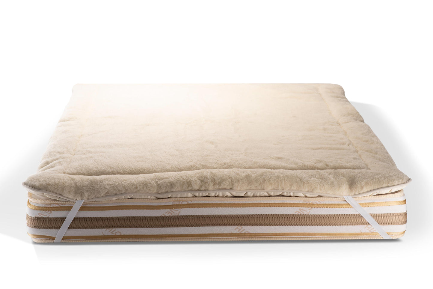 Reversible All Season Wool and Hemp Mattress Topper, US SIZE