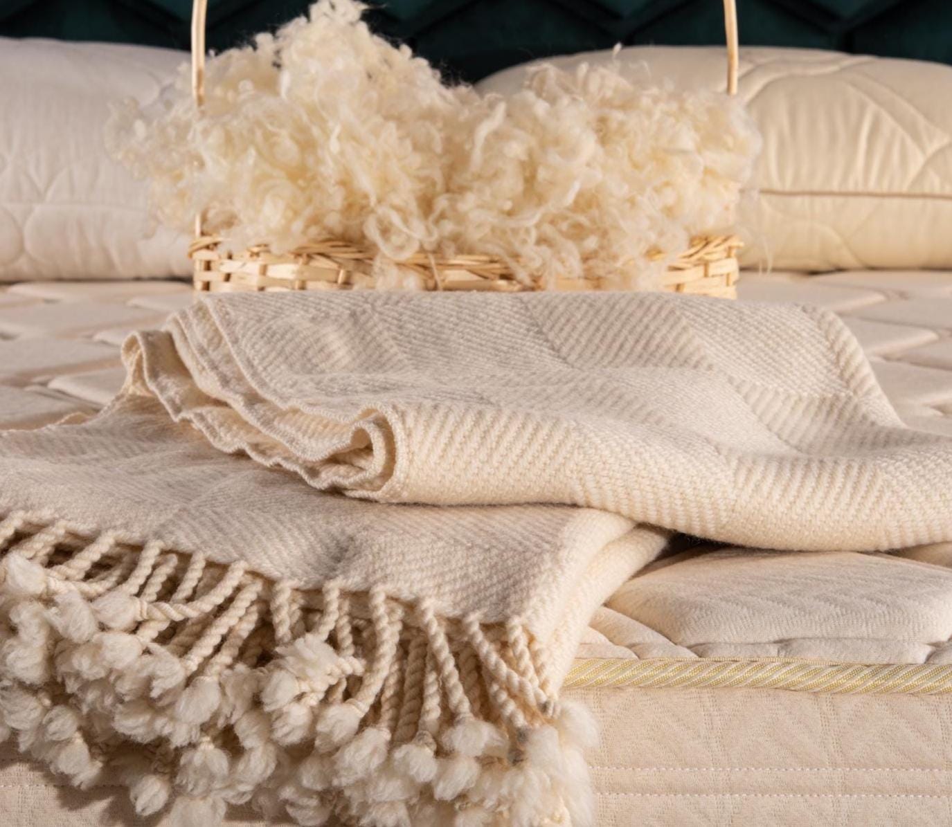 Merino wool TV blanket
