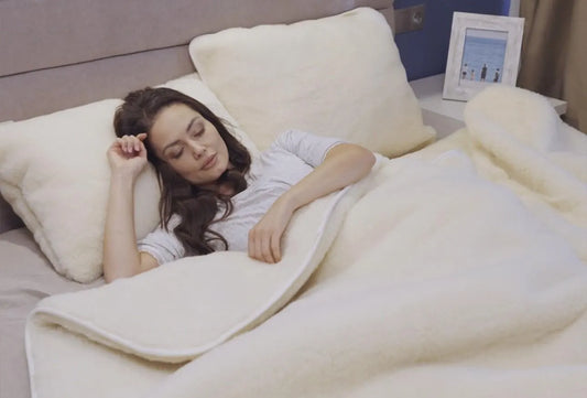 Merino Wool Blanket - Two faced