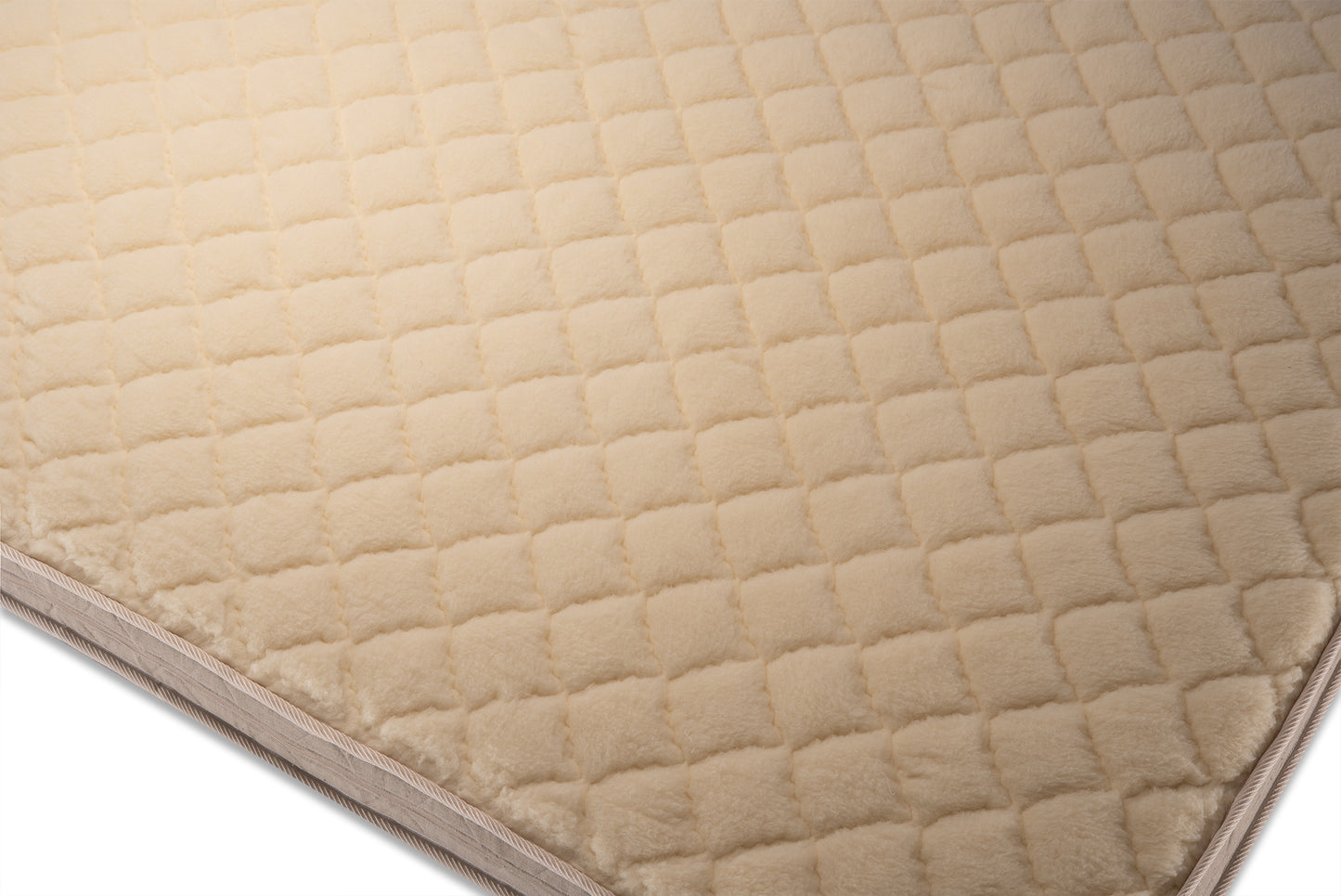 The Woolland Linen and Wool Topper mattress