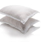 Oxford design Natural linen pillow case, US sizes