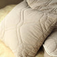Linen and wool pillow
