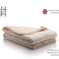 Double sided, Merino wool mattress pad, UK sizes