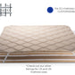 Reversible Wool Mattress Topper – Organic Cotton & Hemp, EU SIZE