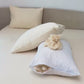 Organic cotton pillow with kapok filling